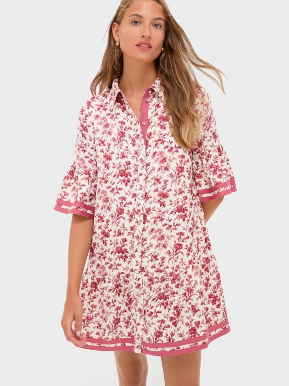 Pomegranate Bloom Rowe Dress by Tuckernuck